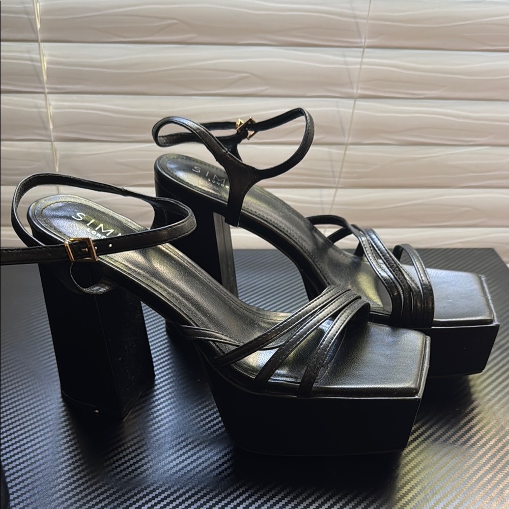 Black Platform Heels